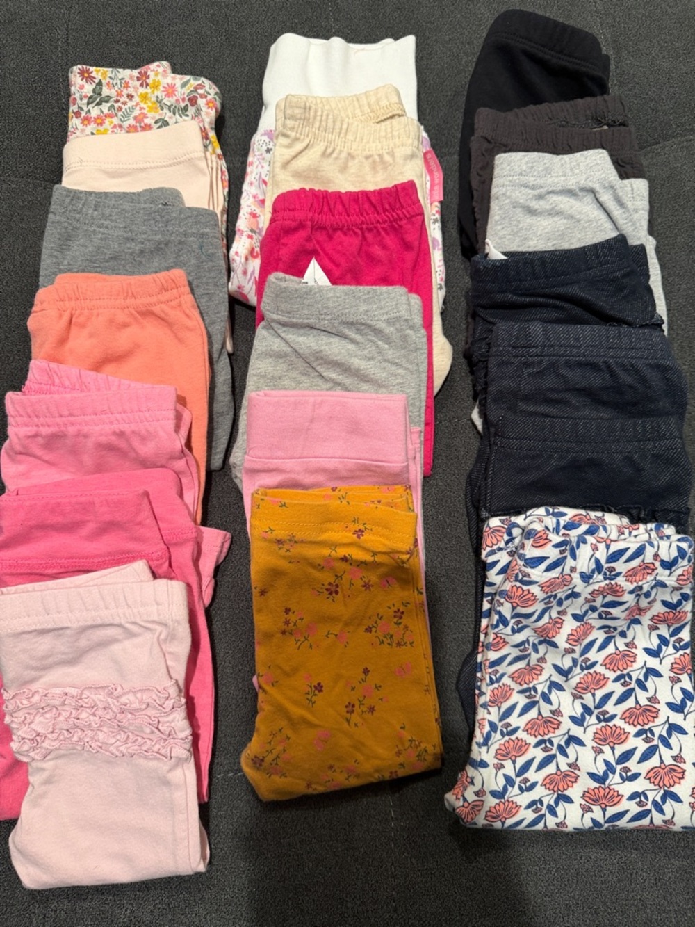 Girls Assorted Cotton Pants-Set of 20